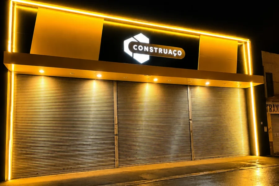 Letreiro luminoso para empresa